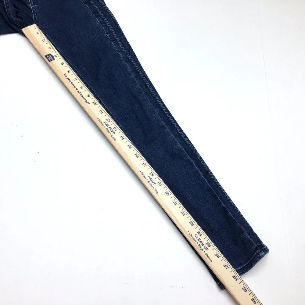 Rag & Bone Women's Jeans Skinny Side Leg Detail Dark Wash size 25 length 28
